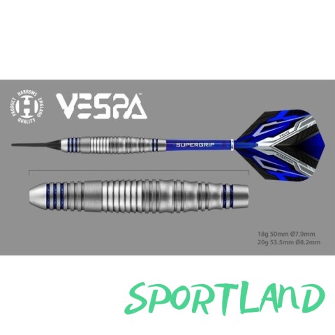 Rzutki Harrows Vespa Brass Softip HS-TNK-000013886 18 g Rzutki Harrows Vespa Brass Softip HS-TNK-000013886 18 g