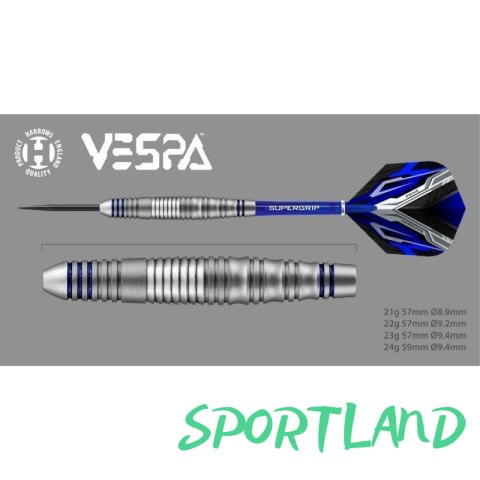 Rzutki Harrows Vespa Brass Steeltip HS-TNK-000013889 22 gR Rzutki Harrows Vespa Brass Steeltip HS-TNK-000013889 22 gR