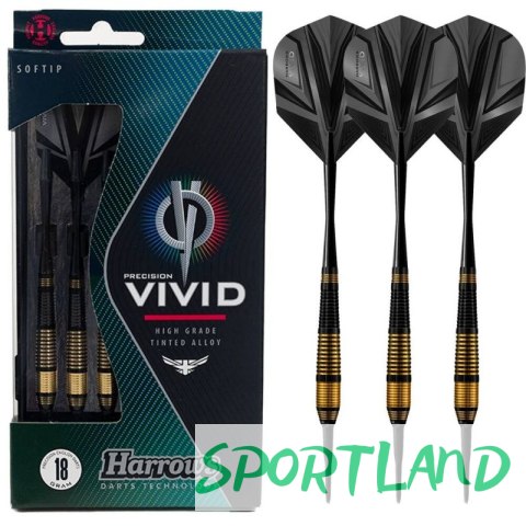 Rzutki Harrows Vivid Softip HS-TNK-000013783 18 gR Rzutki Harrows Vivid Softip HS-TNK-000013783 18 gR