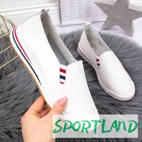Tenisówki slip on Filippo W PAW313 białe 38 Tenisówki slip on Filippo W PAW313 białe 38