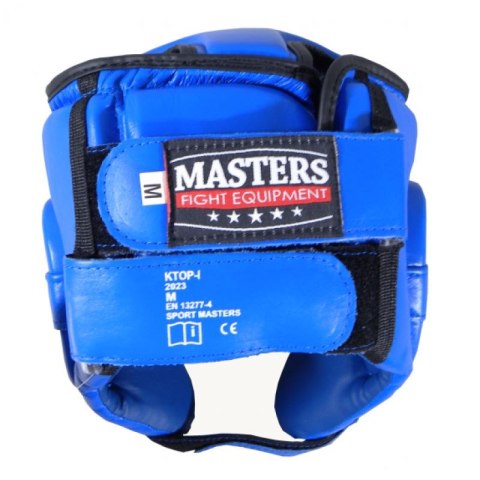 Kask turniejowy MASTERS - KTOP-1 0217-02M niebieski+S