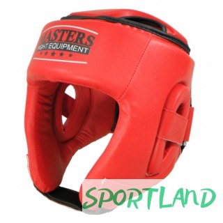 Kask bokserski Masters Ktop-Pu Wako Approved M 02251-02M czerwony+L