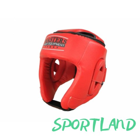 Kask bokserski Masters Ktop-Pu Wako Approved M 02251-02M czerwony+XL