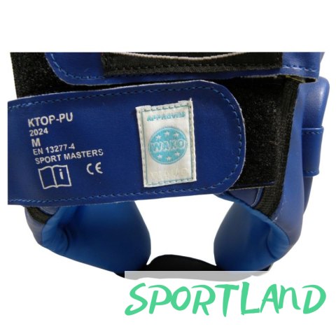 Kask bokserski Masters Ktop-Pu Wako Approved M 02251-02M czerwony+XL