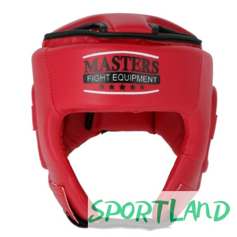 Kask bokserski Masters Ktop-Pu Wako Approved M 02251-02M czerwony+XL