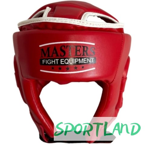Kask bokserski Masters Ktop-Pu Wako Approved M 02251-02M czerwony+XL
