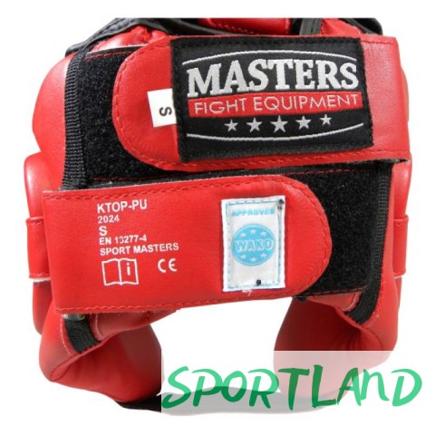 Kask bokserski Masters Ktop-Pu Wako Approved M 02251-02M niebieski+M Kask bokserski Masters Ktop-Pu Wako Approved M 02251-02M niebieski+M