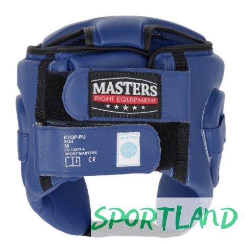 Kask bokserski Masters Ktop-Pu Wako Approved M 02251-02M niebieski+M Kask bokserski Masters Ktop-Pu Wako Approved M 02251-02M niebieski+M
