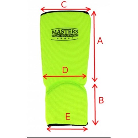 Ochraniacze stawu skokowego MASTERS 083123-07M zielony+XL