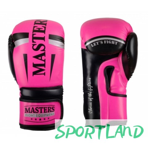 Rękawice bokserskie MASTERS RPU-FT 011123-0210 różowy+10 oz Rękawice bokserskie MASTERS RPU-FT 011123-0210 różowy+10 oz