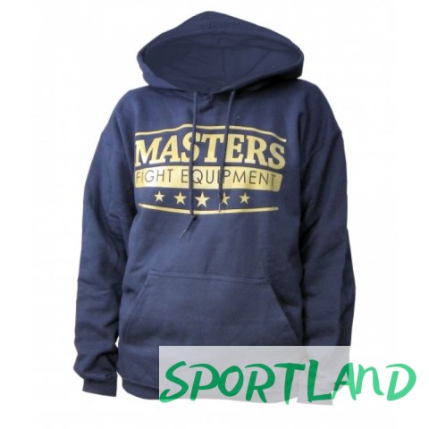Bluza Masters z kapturem M BS-MFE 06855-M1208 granatowa ze złotym nadrukiem+L Bluza Masters z kapturem M BS-MFE 06855-M1208 granatowa ze złotym nadrukiem+L