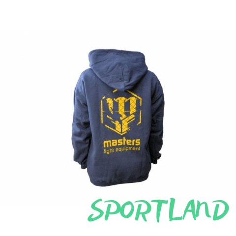 Bluza Masters z kapturem M BS-MFE 06855-M1208 granatowa ze złotym nadrukiem+L Bluza Masters z kapturem M BS-MFE 06855-M1208 granatowa ze złotym nadrukiem+L