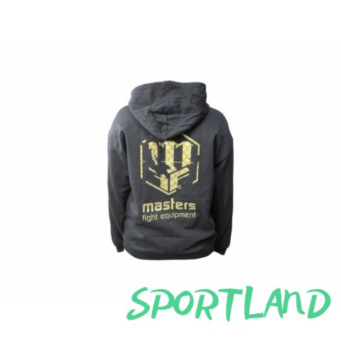 Bluza Masters z kapturem M BS-MFE 06855-M1208 granatowa ze złotym nadrukiem+L Bluza Masters z kapturem M BS-MFE 06855-M1208 granatowa ze złotym nadrukiem+L