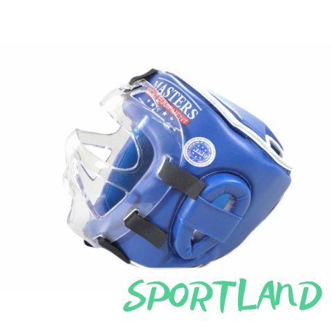 Kask bokserski Masters z maską KSSPU-M (WAKO APPROVED) 02119891-M02 czerwony+S Kask bokserski Masters z maską KSSPU-M (WAKO APPROVED) 02119891-M02 czerwony+S