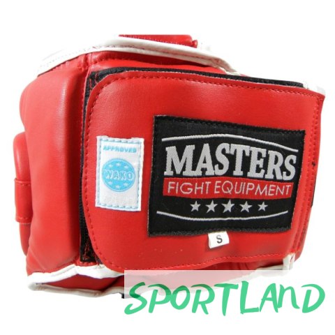Kask bokserski Masters z maską KSSPU-M (WAKO APPROVED) 02119891-M02 czerwony+S Kask bokserski Masters z maską KSSPU-M (WAKO APPROVED) 02119891-M02 czerwony+S