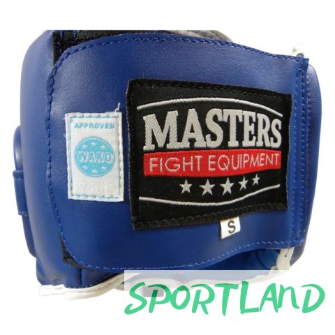 Kask bokserski Masters z maską KSSPU-M (WAKO APPROVED) 02119891-M02 niebieski+L Kask bokserski Masters z maską KSSPU-M (WAKO APPROVED) 02119891-M02 niebieski+L