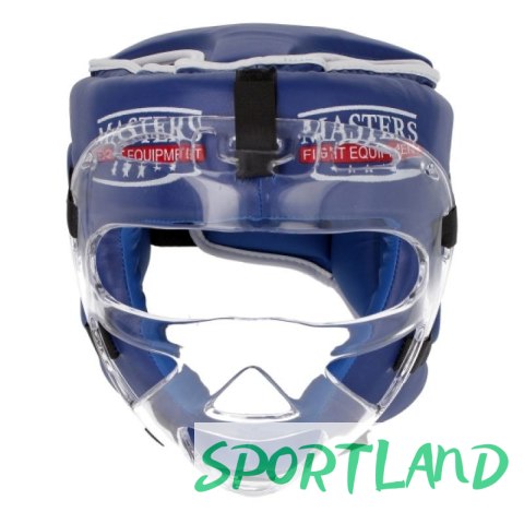 Kask bokserski Masters z maską KSSPU-M (WAKO APPROVED) 02119891-M02 niebieski+L Kask bokserski Masters z maską KSSPU-M (WAKO APPROVED) 02119891-M02 niebieski+L