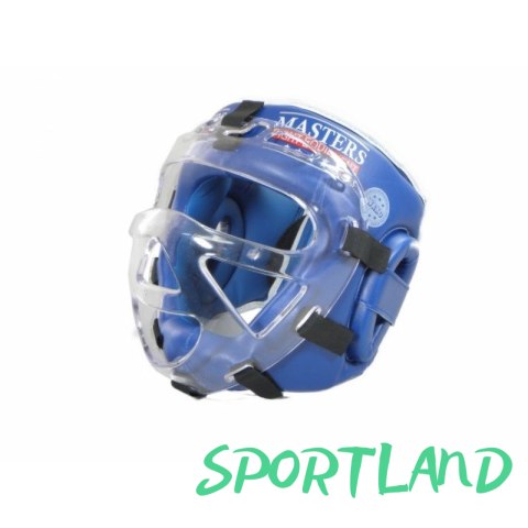 Kask bokserski Masters z maską KSSPU-M (WAKO APPROVED) 02119891-M02 niebieski+S Kask bokserski Masters z maską KSSPU-M (WAKO APPROVED) 02119891-M02 niebieski+S