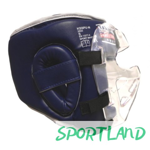 Kask bokserski Masters z maską KSSPU-M (WAKO APPROVED) 02119891-M02 niebieski+S Kask bokserski Masters z maską KSSPU-M (WAKO APPROVED) 02119891-M02 niebieski+S