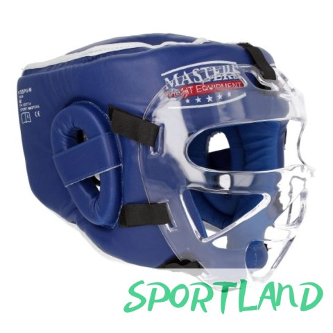Kask bokserski Masters z maską KSSPU-M (WAKO APPROVED) 02119891-M02 niebieski+S Kask bokserski Masters z maską KSSPU-M (WAKO APPROVED) 02119891-M02 niebieski+S