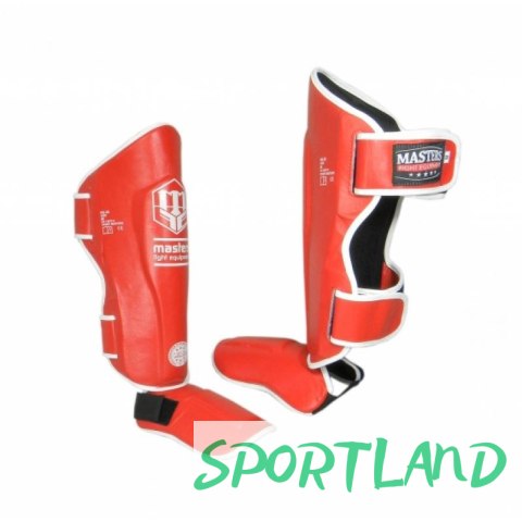 Nagolenniki Masters NS-30 (WAKO APPROVED) 1115111-M02 czerwony+M Nagolenniki Masters NS-30 (WAKO APPROVED) 1115111-M02 czerwony+M