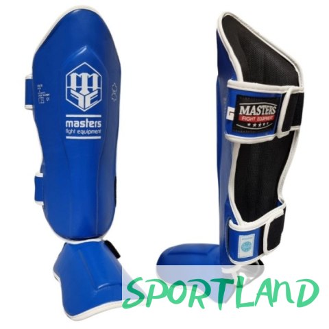 Nagolenniki Masters NS-30 (WAKO APPROVED) 1115111-M02 niebieski+L Nagolenniki Masters NS-30 (WAKO APPROVED) 1115111-M02 niebieski+L
