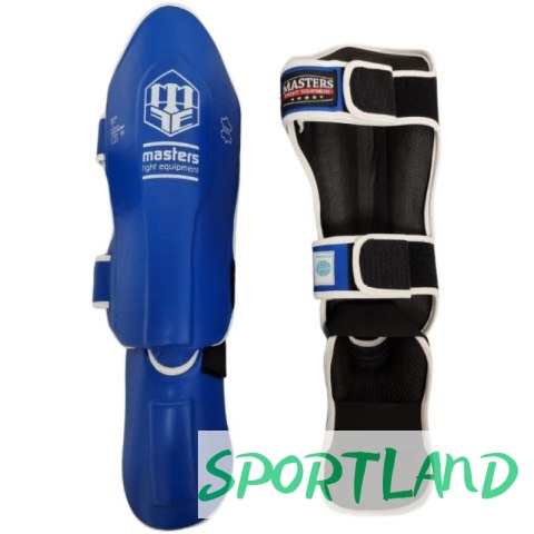 Nagolenniki Masters NS-30 (WAKO APPROVED) 1115111-M02 niebieski+L Nagolenniki Masters NS-30 (WAKO APPROVED) 1115111-M02 niebieski+L