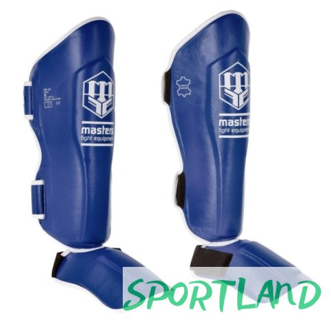 Nagolenniki Masters NS-30 (WAKO APPROVED) 1115111-M02 niebieski+L Nagolenniki Masters NS-30 (WAKO APPROVED) 1115111-M02 niebieski+L