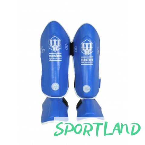 Nagolenniki Masters NS-30 (WAKO APPROVED) 1115111-M02 niebieski+S Nagolenniki Masters NS-30 (WAKO APPROVED) 1115111-M02 niebieski+S