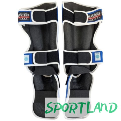 Nagolenniki Masters NS-30 (WAKO APPROVED) 1115111-M02 niebieski+S Nagolenniki Masters NS-30 (WAKO APPROVED) 1115111-M02 niebieski+S