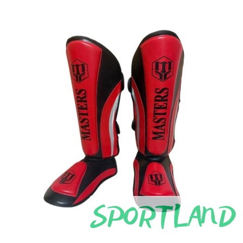 Nagolenniki Masters NS-PU-FT (WAKO APPROVED) 119111-02M czerwony+S