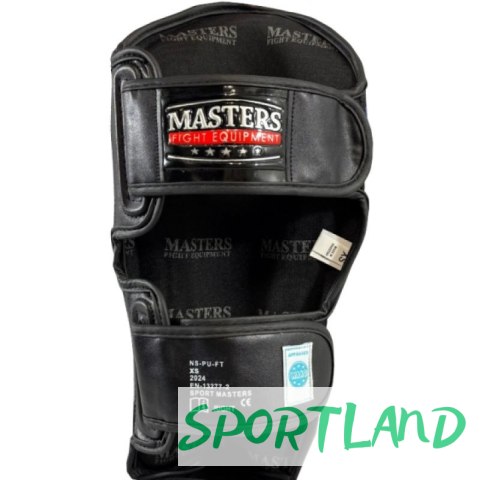 Nagolenniki Masters NS-PU-FT (WAKO APPROVED) 119111-02M czerwony+XS Nagolenniki Masters NS-PU-FT (WAKO APPROVED) 119111-02M czerwony+XS