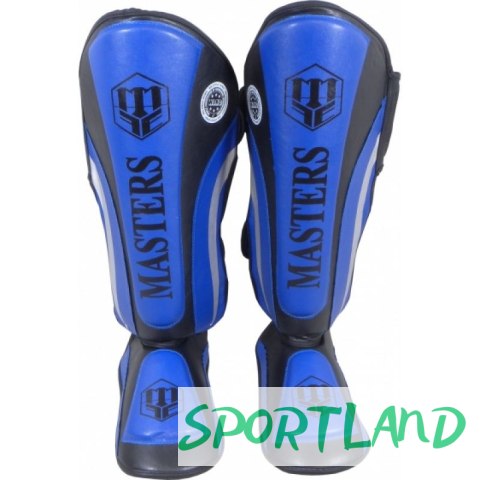 Nagolenniki Masters NS-PU-FT (WAKO APPROVED) 119111-02M niebieski+L Nagolenniki Masters NS-PU-FT (WAKO APPROVED) 119111-02M niebieski+L