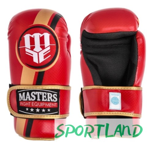 Rękawice otwarte ROSM-MASTERS (WAKO APPROVED) 01559-02M czerwony+L