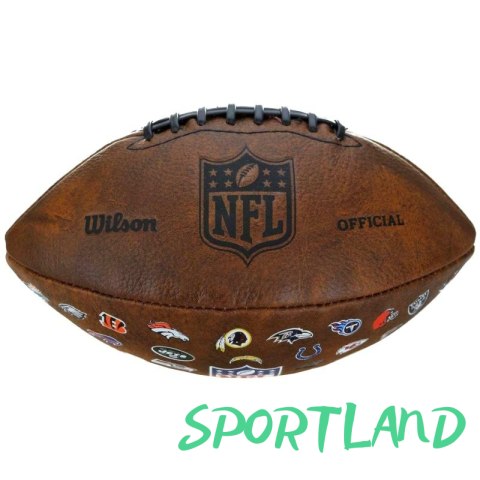 Piłka Wilson NFL Official Throwback 32 Team Logo Ball WTF1758XBNF32 9 Piłka Wilson NFL Official Throwback 32 Team Logo Ball WTF1758XBNF32 9