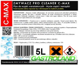 Płyn zmywacz do części i narzędzi do myjki warsztatowej PRO CLEANER C-MAX 5L