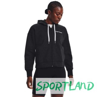 Bluza Under Armour Essential Fleece Script FZ Hoodie W 1374106-001 S