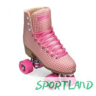 Wrotki Impala Squad Skate Pink Tartan 39