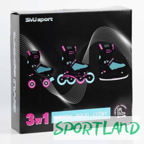 Rolki SMJ sport 3w1 Jr BS-616TP 31-34 Rolki SMJ sport 3w1 Jr BS-616TP 31-34
