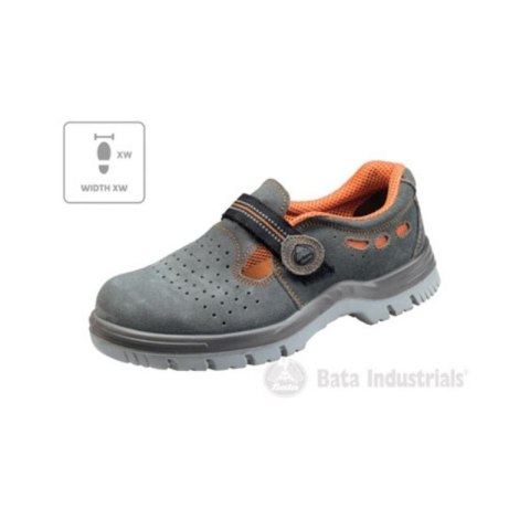 Sandały Bata Industrials Riga XW U MLI-B22B3 ciemno szary 45 Sandały Bata Industrials Riga XW U MLI-B22B3 ciemno szary 45