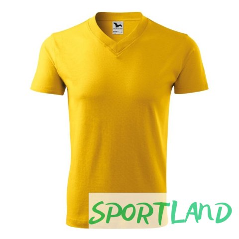 Koszulka Malfini V-neck M MLI-10204 żółty XL