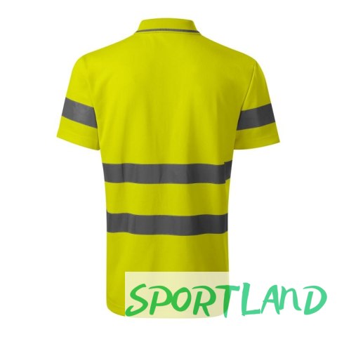 Koszulka polo Rimeck HV Runway M MLI-2V997 fluorescencyjny żółty L Koszulka polo Rimeck HV Runway M MLI-2V997 fluorescencyjny żółty L