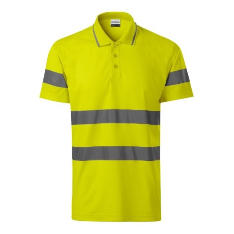 Koszulka polo Rimeck HV Runway M MLI-2V997 fluorescencyjny żółty S Koszulka polo Rimeck HV Runway M MLI-2V997 fluorescencyjny żółty S