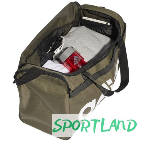 Torba adidas Linear Duffel M HR5350 brązowy Torba adidas Linear Duffel M HR5350 brązowy