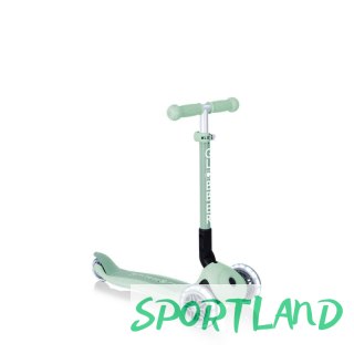 Hulajnoga 3-kołowa Globber Foldable Lights ECOlogic Pistachio Jr 692-505 N/A