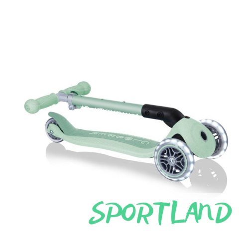 Hulajnoga 3-kołowa Globber Foldable Lights ECOlogic Pistachio Jr 692-505 N/A Hulajnoga 3-kołowa Globber Foldable Lights ECOlogic Pistachio Jr 692-505 N/A