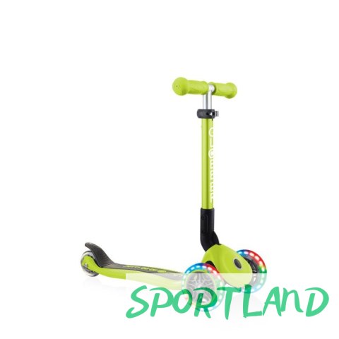 Hulajnoga 3-kołowa Globber Foldable Lights Lime Green Jr 437-106 N/A