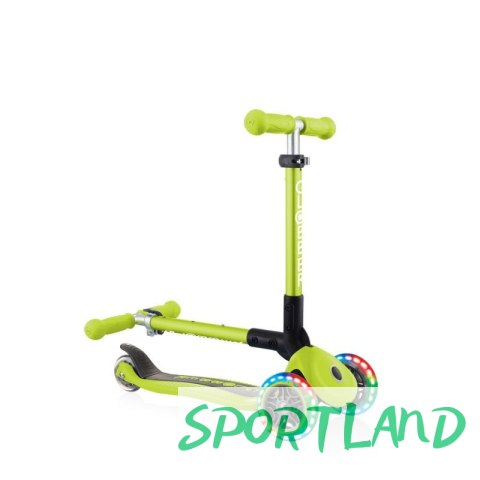 Hulajnoga 3-kołowa Globber Foldable Lights Lime Green Jr 437-106 N/A
