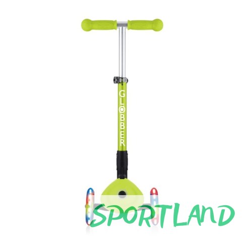 Hulajnoga 3-kołowa Globber Foldable Lights Lime Green Jr 437-106 N/A