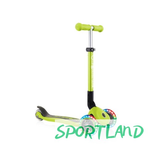 Hulajnoga 3-kołowa Globber Foldable Lights Lime Green Jr 437-106 N/A
